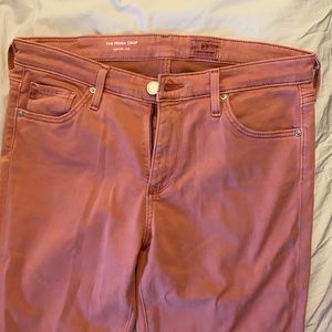 AG Pink Sateen Jeans- Adriano Goldschmeid